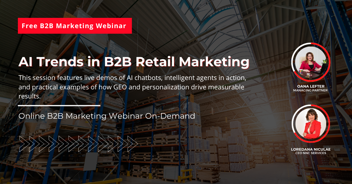 AI trends in b2b retail marketing recording
